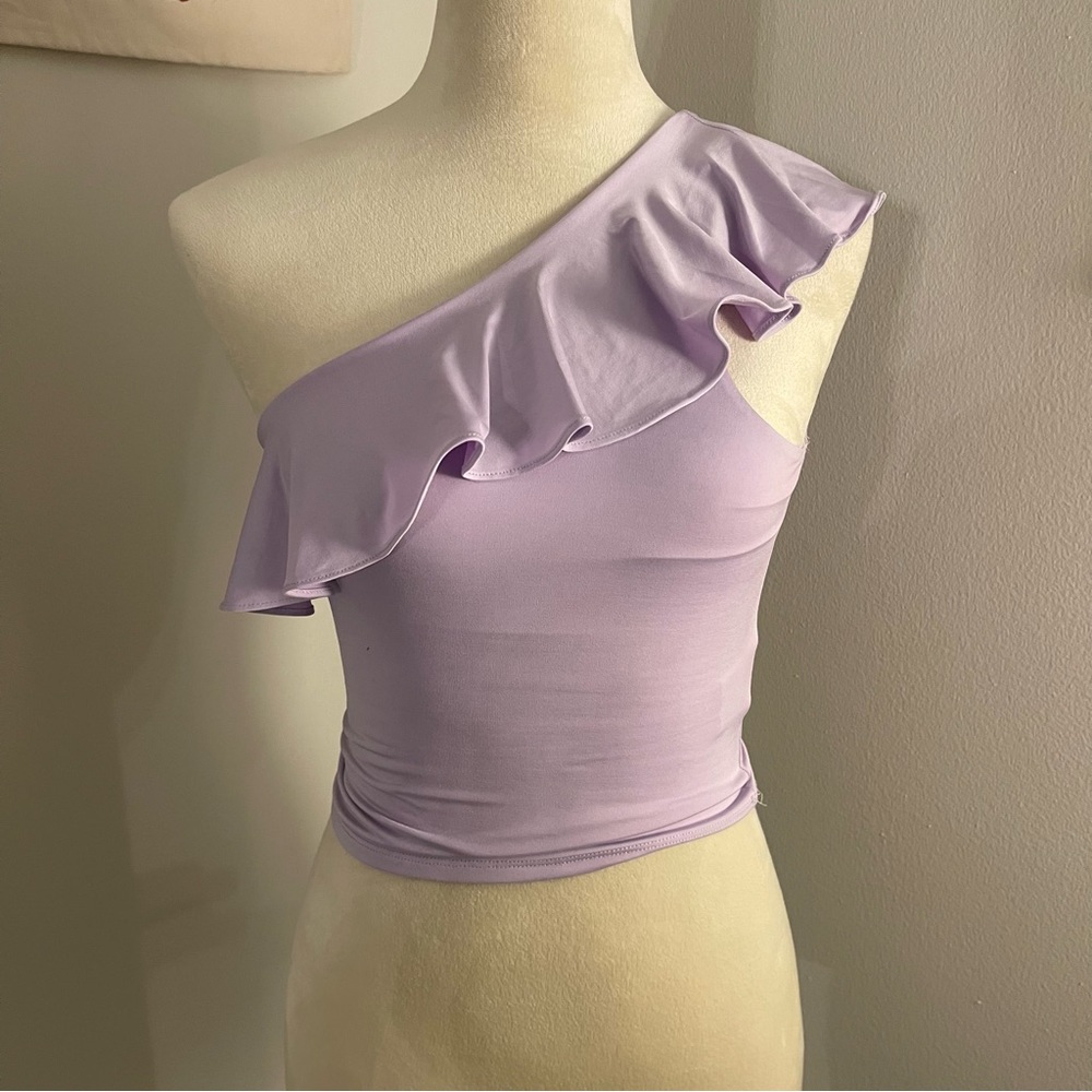 💜EXPRESS Body Contour One Arm Shirt Size XS